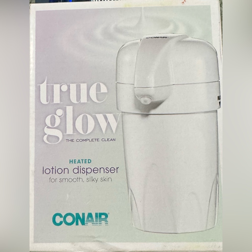 True Glow by Conair Lotion Warmer -Heated Lotion Dispenser Body and Hand Lotion